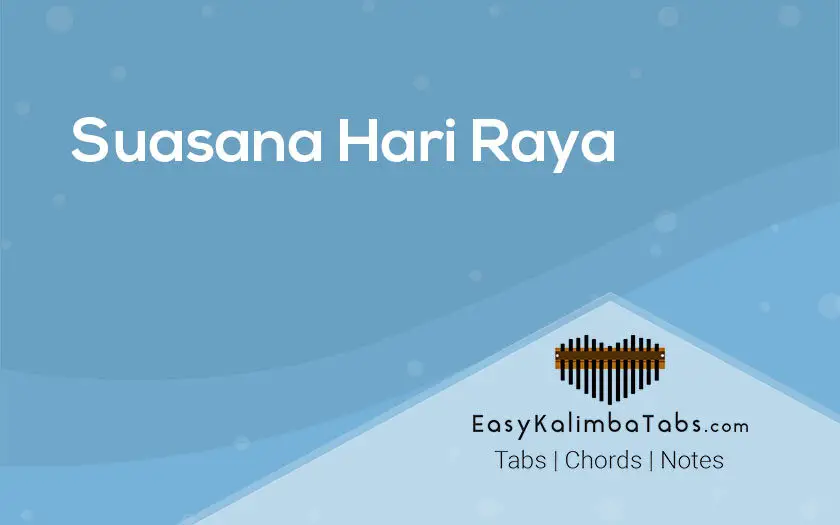 Suasana Hari Raya Kalimba Chords and Notes