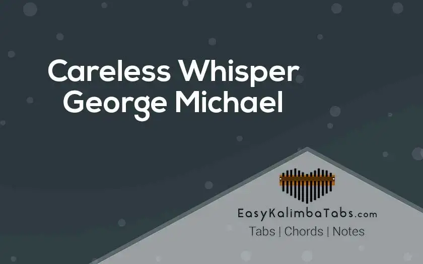 Chords careless whisper